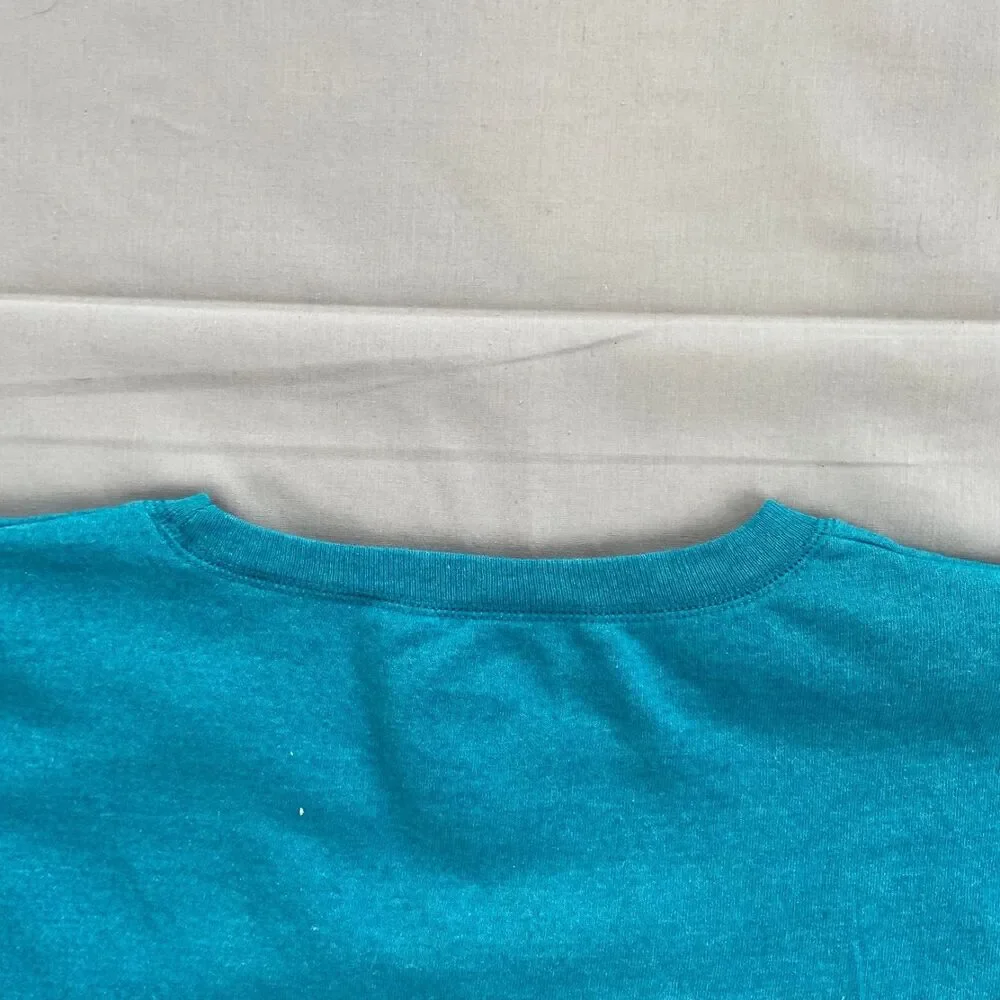 Hanes Men's Medium Teal Blue Comfortblend Soft Sweatshirt Crewneck Sweatshirt